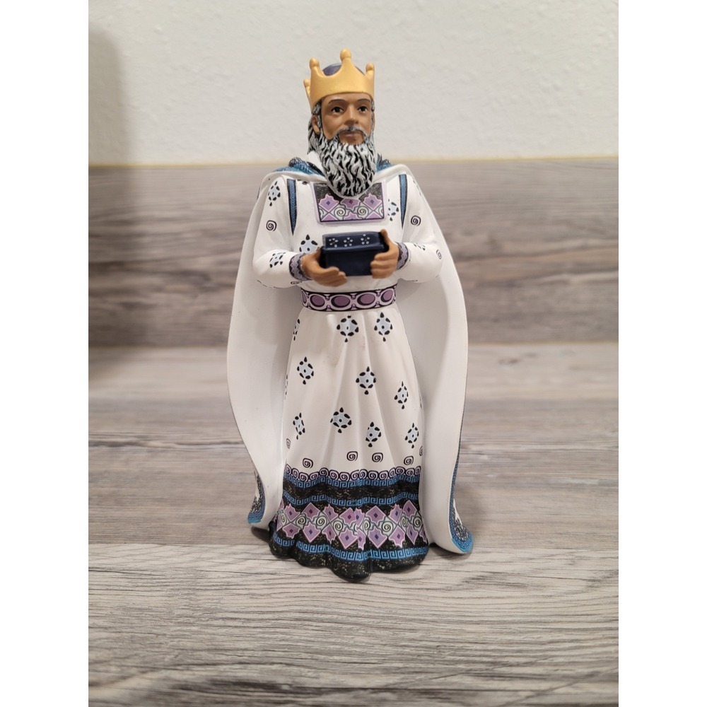 Hawthorne Village King Casper Figurine Silent Night Nativity Christmas